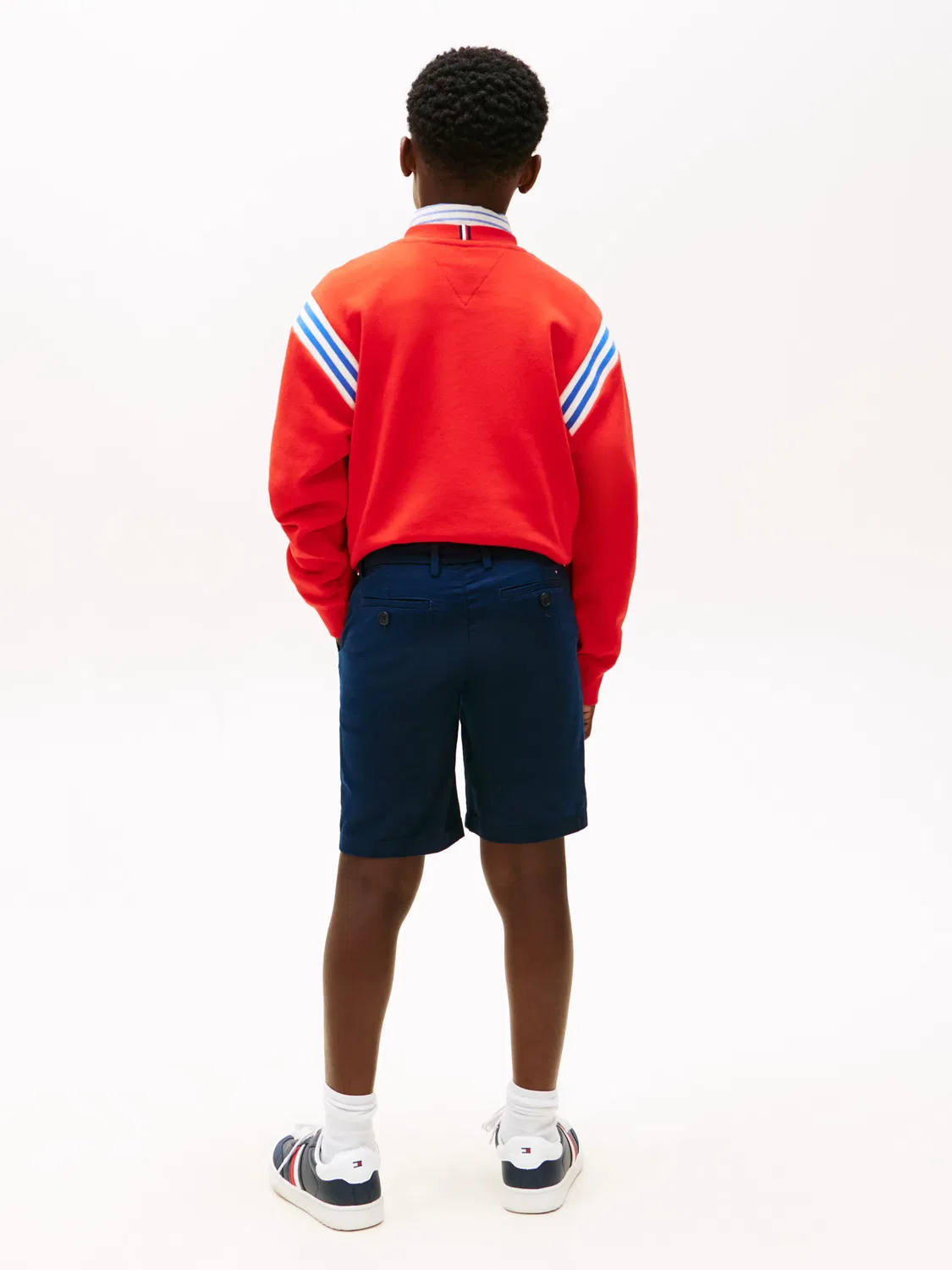 Детские шорты для мальчиков хлопковые Tommy Hilfiger, Azul — фото 4