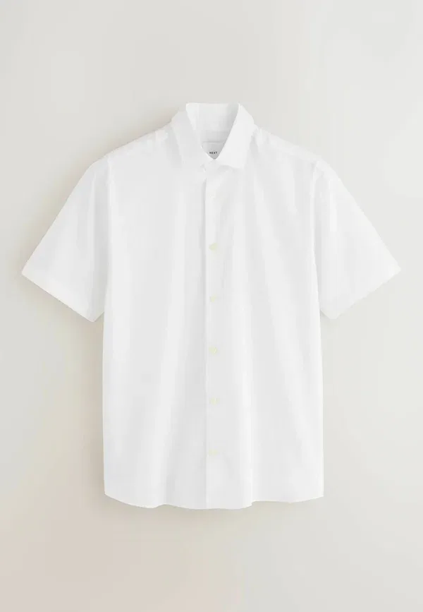 Набор рубашек, хлопок и лен, 3 pack - shirt, Next White, белый/синий — фото 2