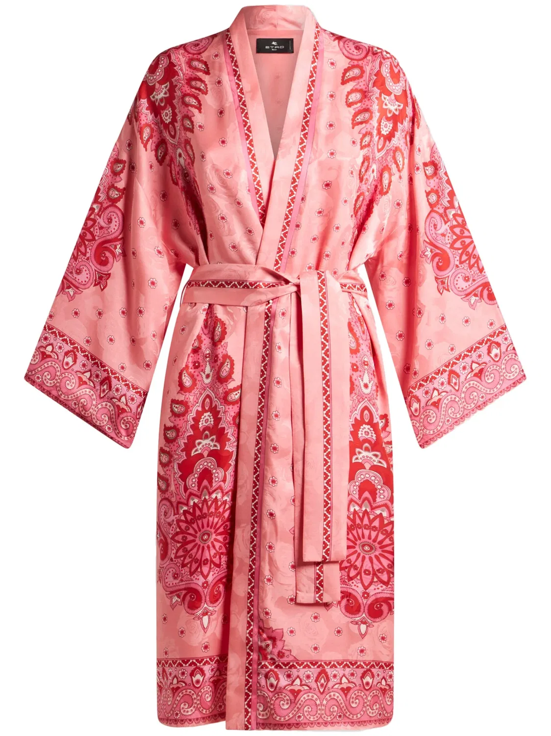 Жакет с рисунком в стиле пейсли ETRO, розовый