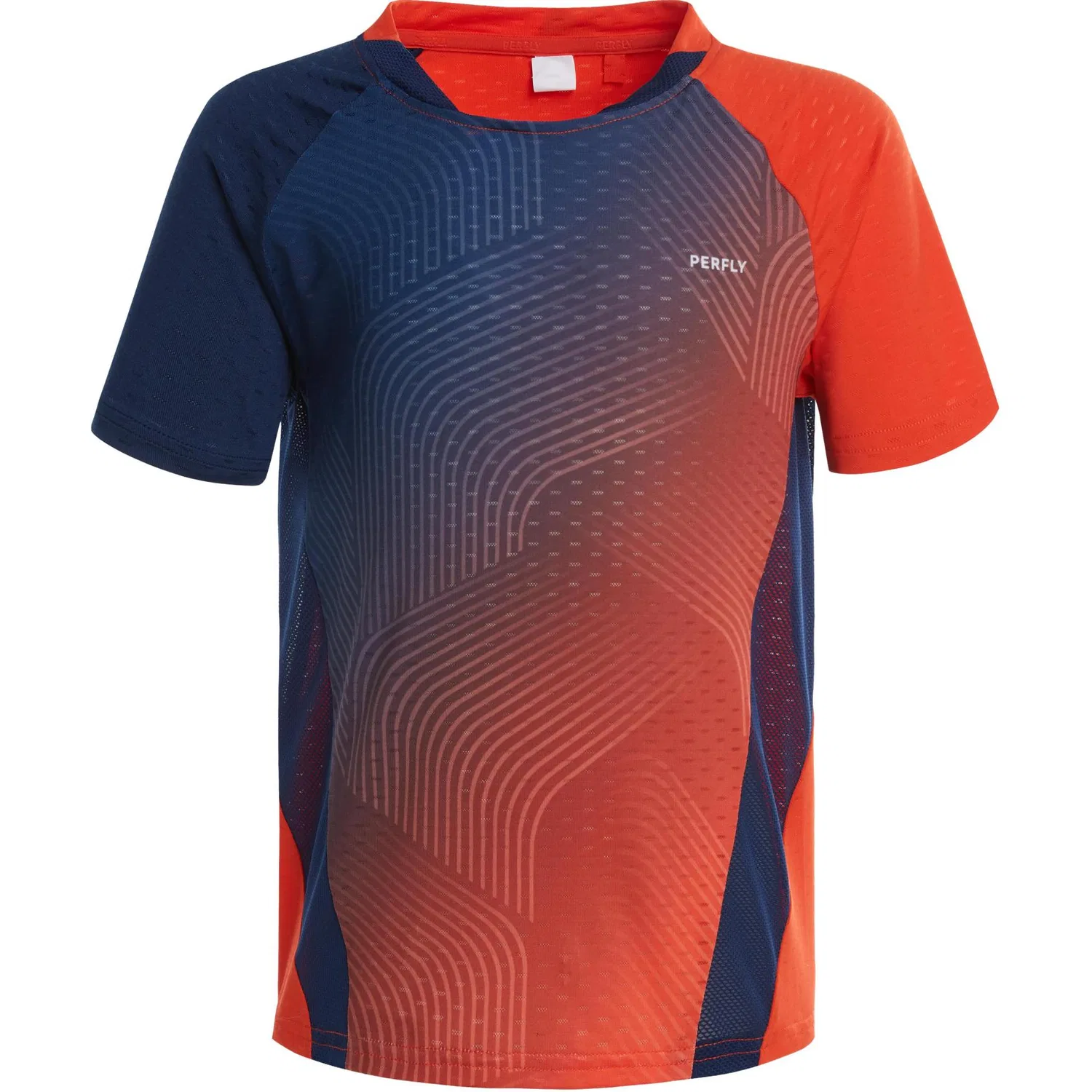 Детская футболка с коротким рукавом Navy Blue Red DECATHLON, Navy Blue Red