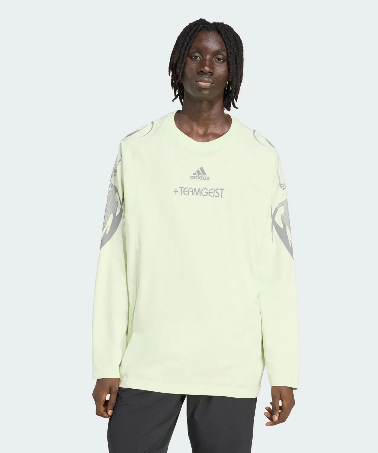 Мужская футболка с длинным рукавомAdilenium Season 4 Teamgeist Graphic Adidas, Green