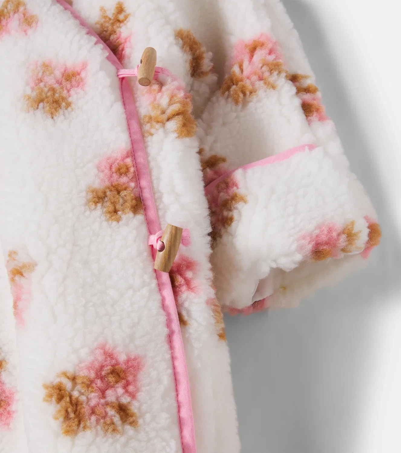 Детский комбинезон с капюшоном Baby Laine Bebe Organic, коричневый — фото 3