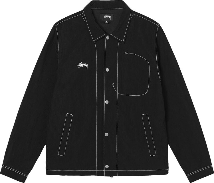 

Куртка Stussy Nylon Folsom Jacket 'Black', черный