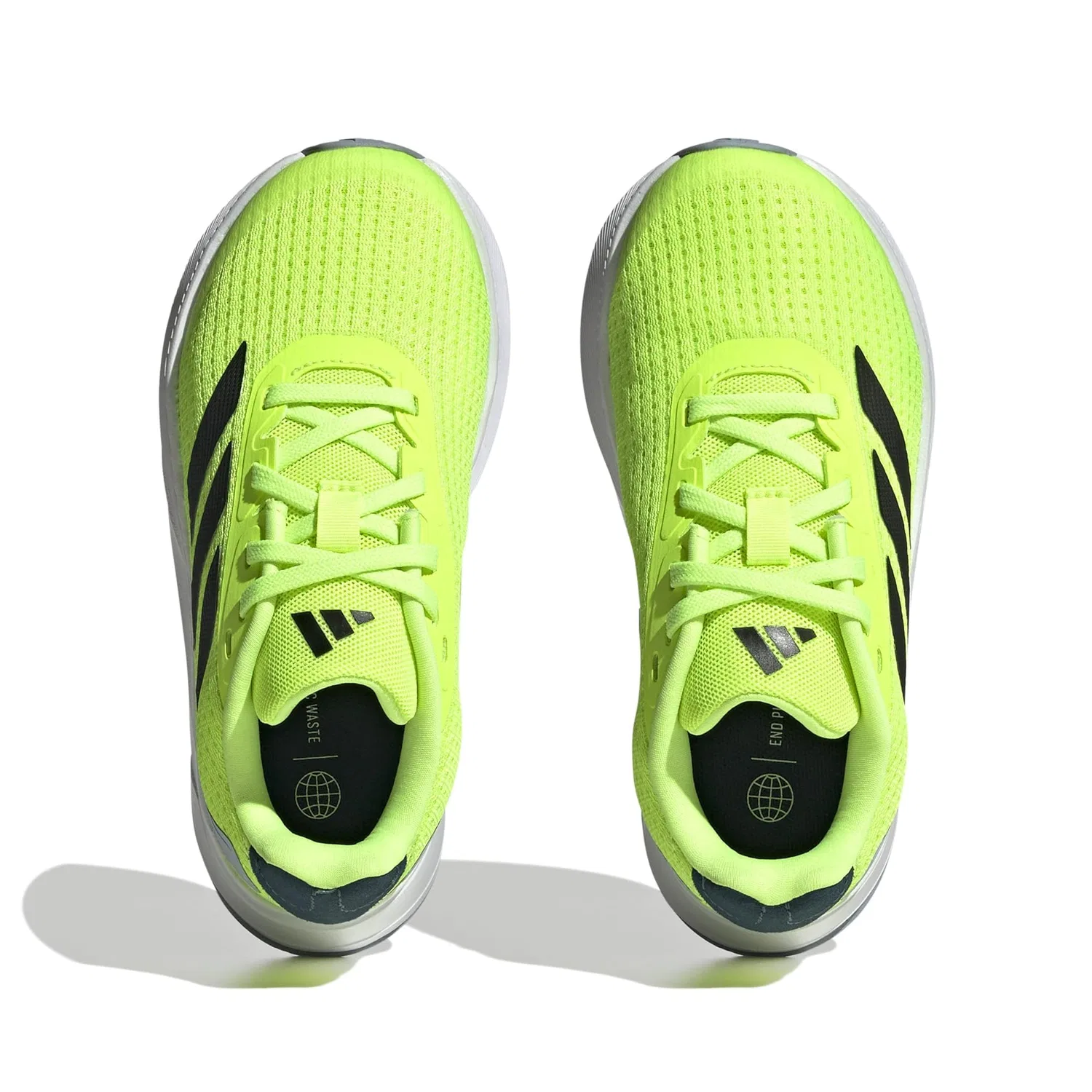 Детские кроссовки для мальчиков с принтом Duramo Sl Adidas, Lemon Polished Black Core Blue Wonder — фото 2