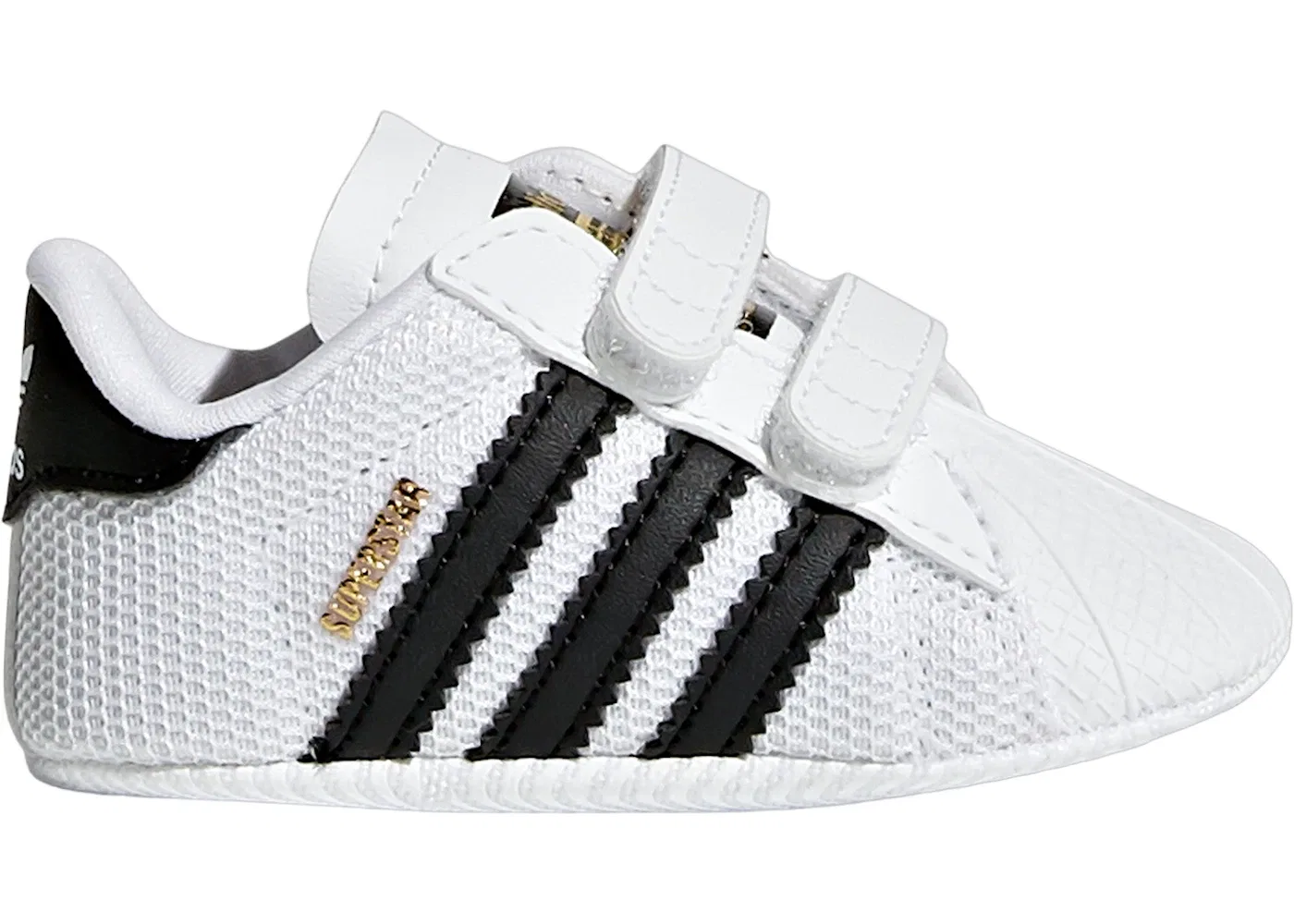 Детские кроссовки с ракушечным носком Adidas Superstar, Cloud White Core Black