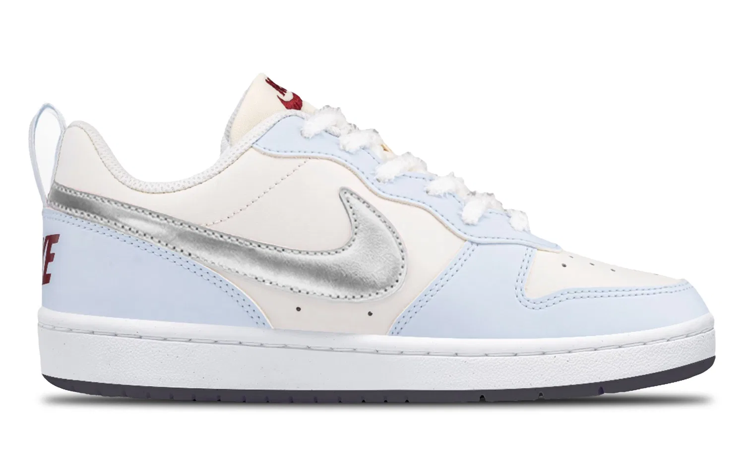 Детские кроссовки для скейтбординга Nike Court Borough 2, Silver Blue — фото 3