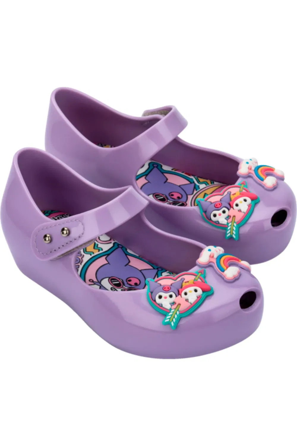 Детские туфли с Hello Kitty Ultragirl Flat Mini Melissa, Lilac/Pink