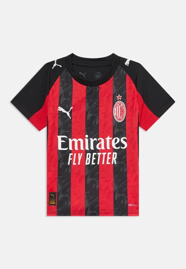 Футболка джерси Ac Milan Home Jersey Replica Unisex Puma, Red/Black, черный