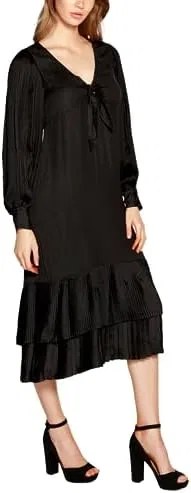 Женское платье миди с рюшами Belldini, Black