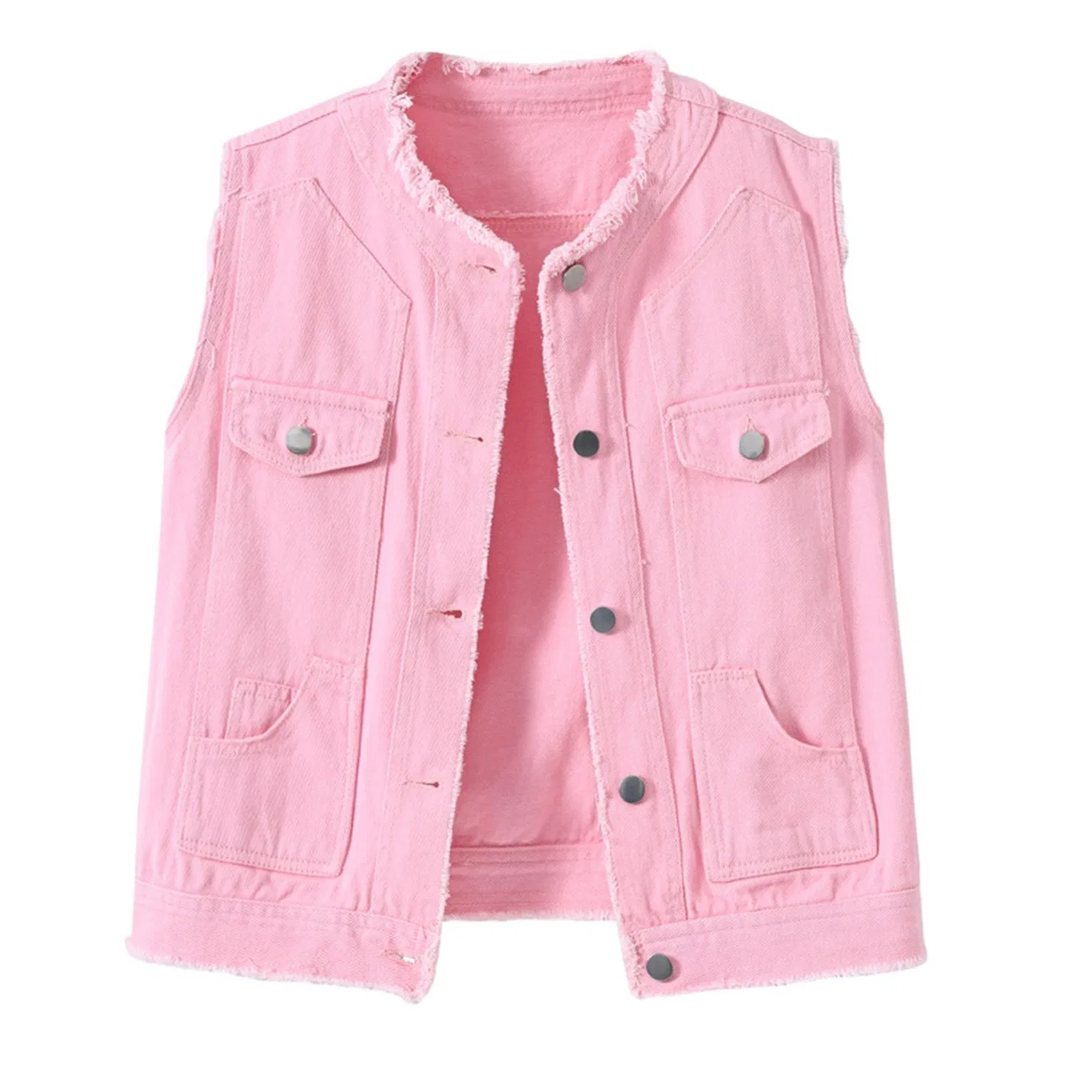 Женский джинсовый жилет в стиле boyfriend, Rosa