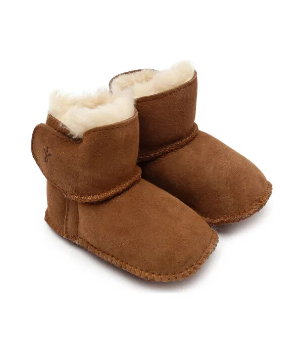 Детские снежные ботинки на меху Baby Bootie Emu Australia, коричневый — фото 2