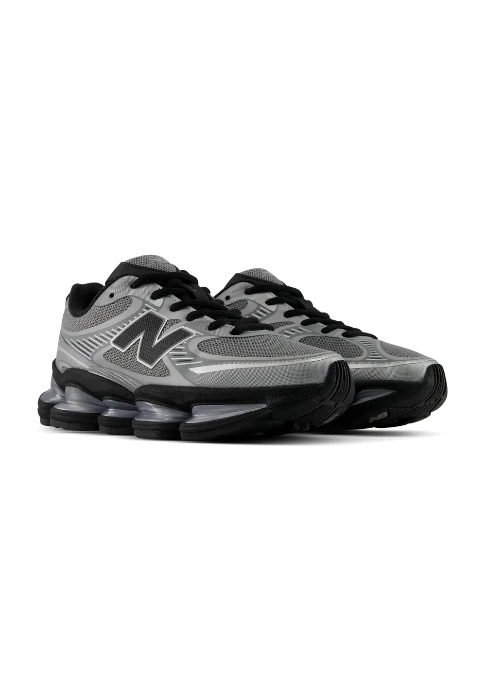 2000 унисекс - кроссовки New Balance, Black Slate Grey — фото 2