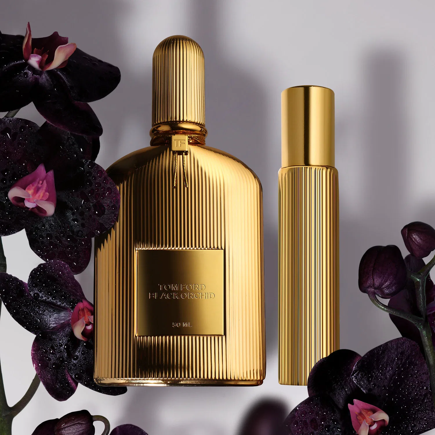 Парфюмерная вода, Black Orchid Parfum Fragrance TOM FORD, с золотым ромом и иланг-илангом, 50 мл — фото 4