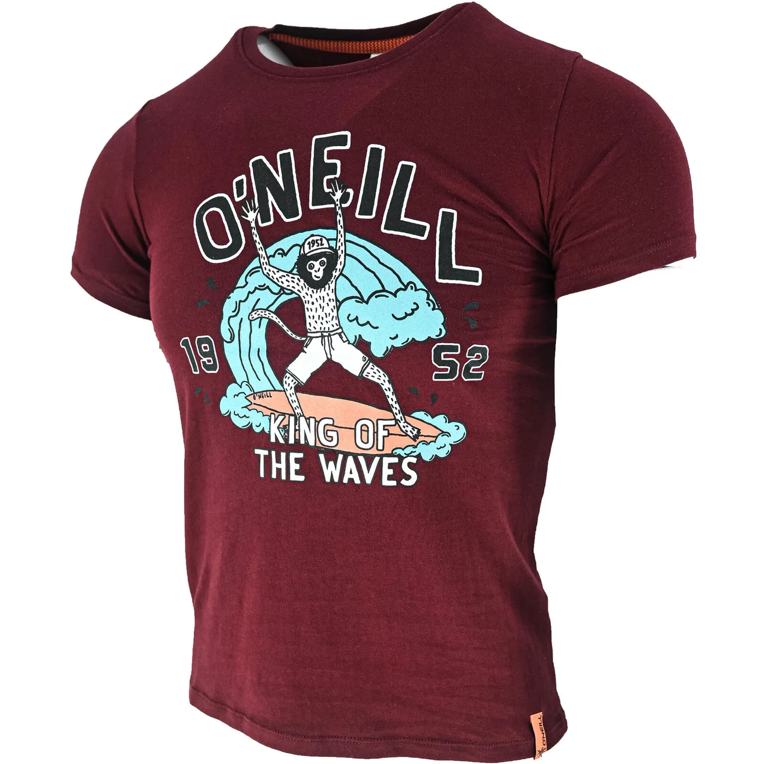Детская хлопковая футболка King of Waves O'Neill, Rot — фото 3