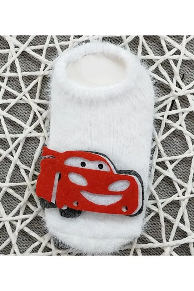 Детские носки с принтом Özkardeşler Baby, Cream Color