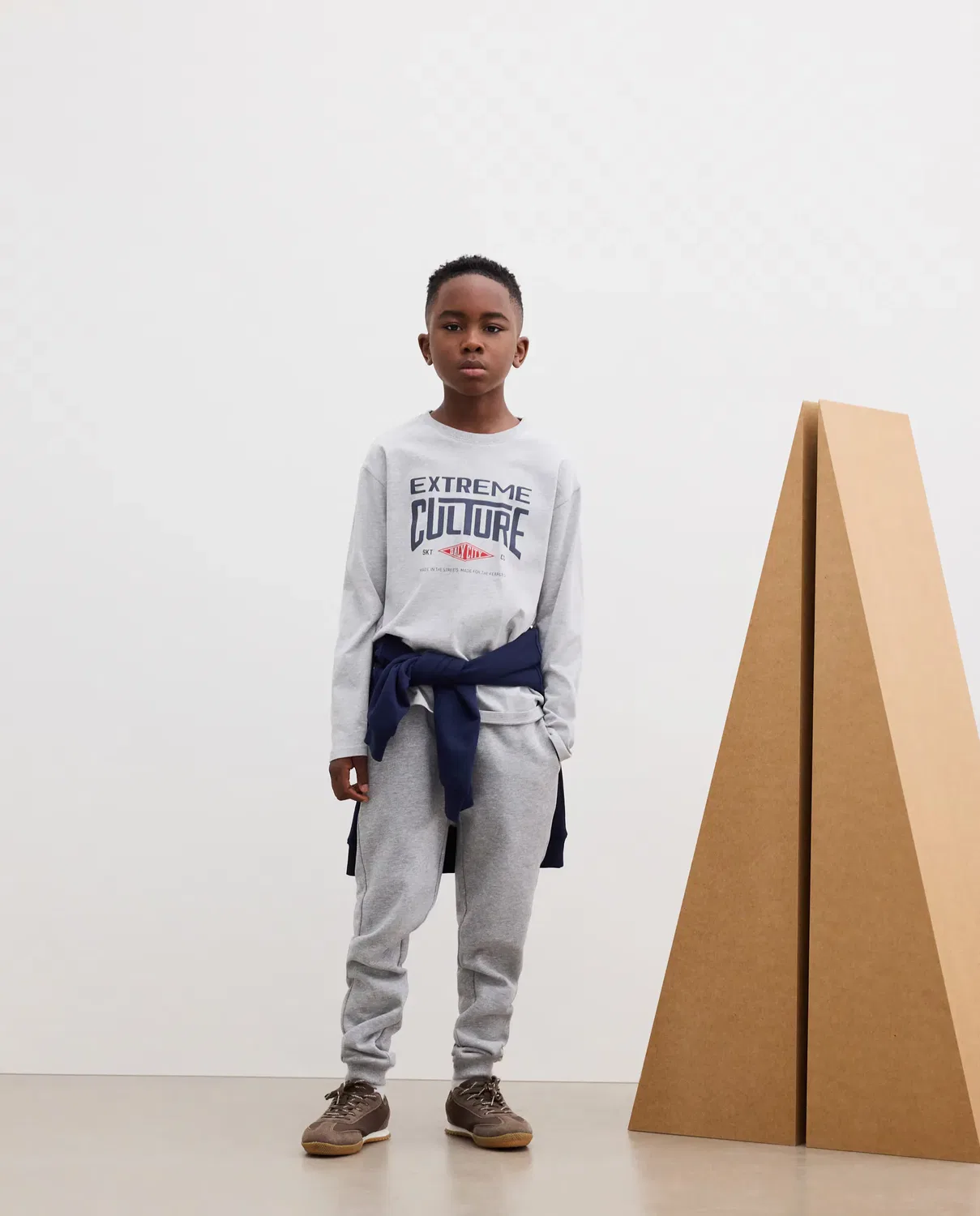 Детская футболка с длинным рукавом с принтом Kids El Corte Inglés, Negro