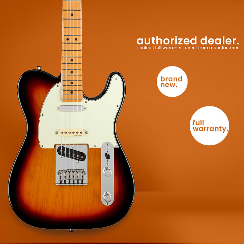 

Fender Player Plus — Nashville Telecaster — кленовый гриф — 3 цвета Sunburst