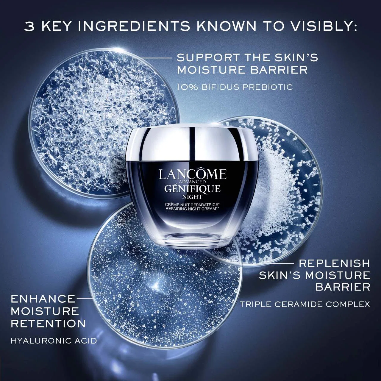 Ночной крем 50 мл с триплексом церамидов Lancôme — фото 2