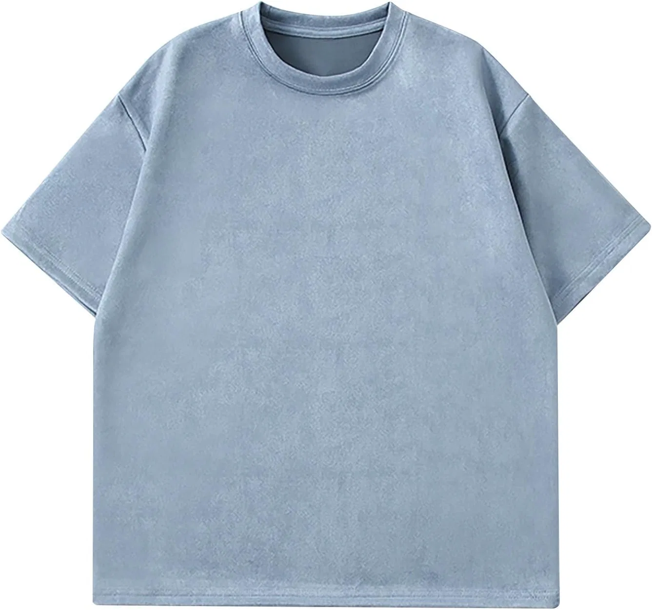 Мужская свободная футболка с круглым вырезом Oversized, Blue