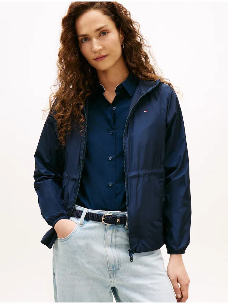 Куртка ветровка с утяжкой TOMMY HILFIGER, Navy