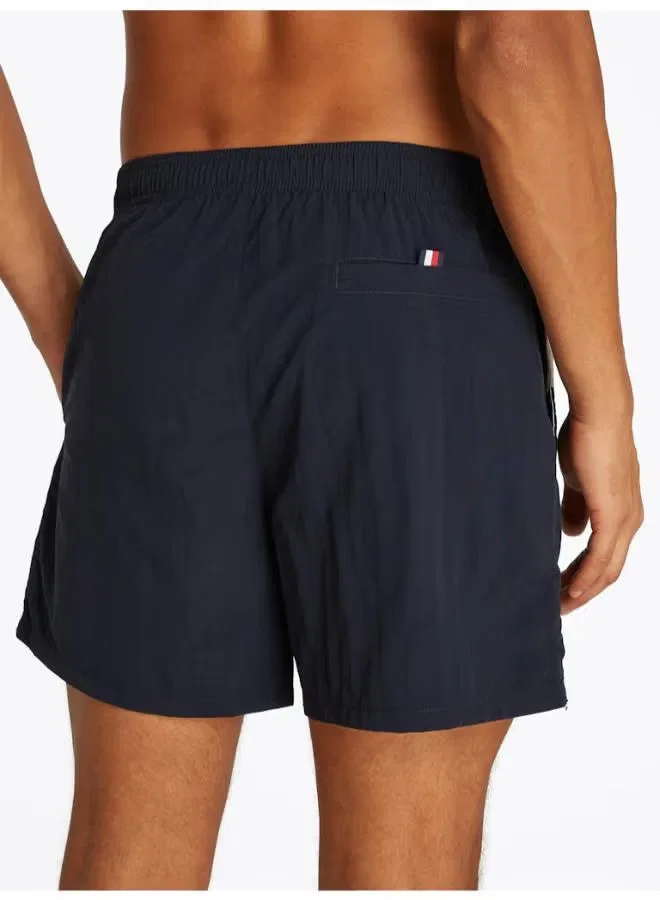 Шорты для плавания свободного кроя с цветными блоками, Tommy Hilfiger, голубой — фото 4