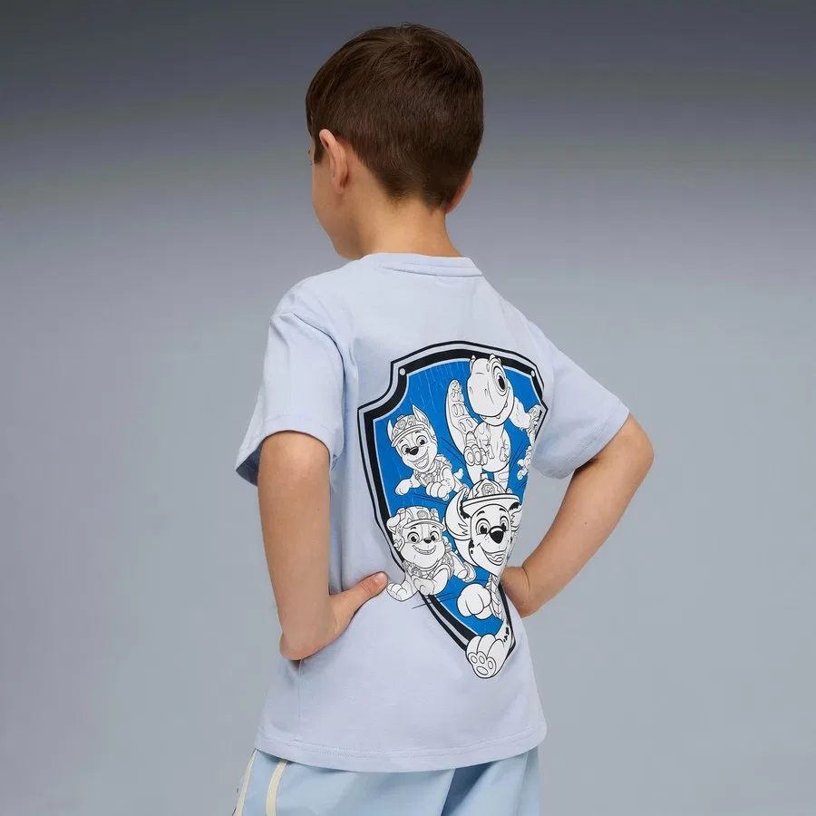 Детская футболка с принтом Puma x Paw Patrol, Puma, Синий — фото 2