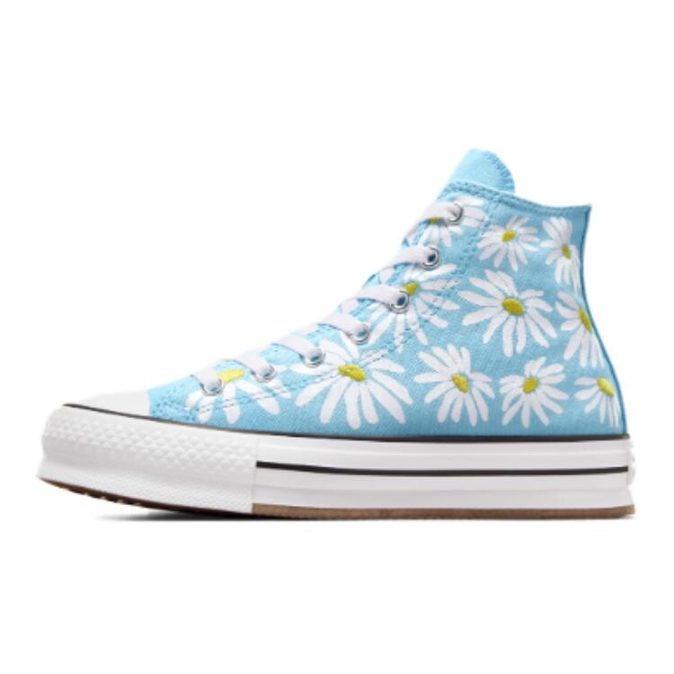 

Подъемная платформа Chuck Taylor All Star High GS «Floral», кеды Converse, синий/белый
