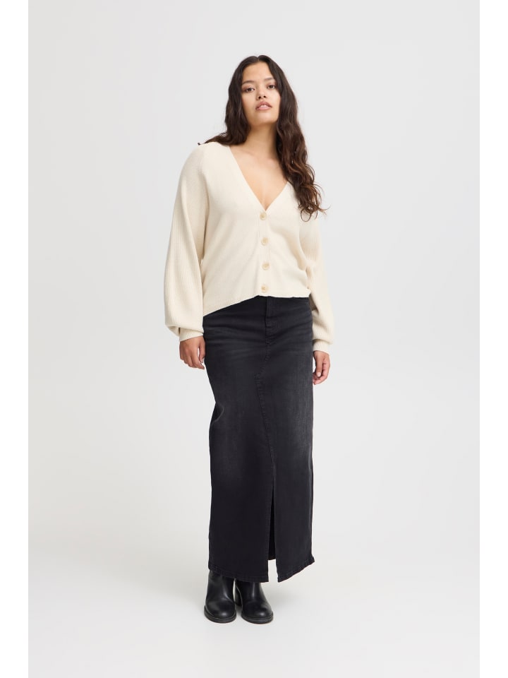 

ICHI Кардиган свободного кроя IHBOSTON цвета «Миндальное молоко»