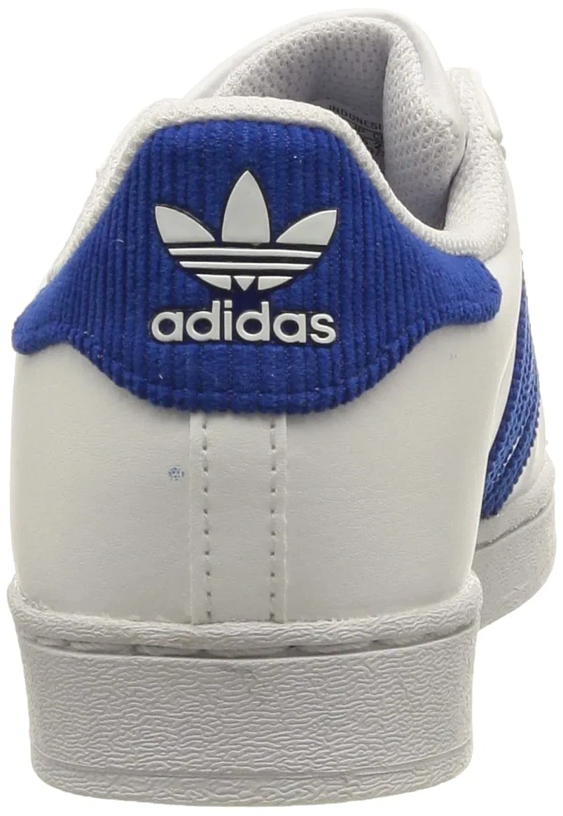 Детские кроссовки для мальчиков с принтом Superstar El I Adidas, Cloud White Team Royal Blue Cloud White — фото 3