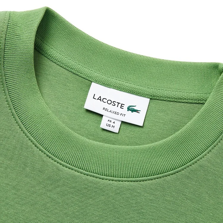 Свитшот мужской с круглым вырезом LACOSTE, 02M/Light Grass Green — фото 3