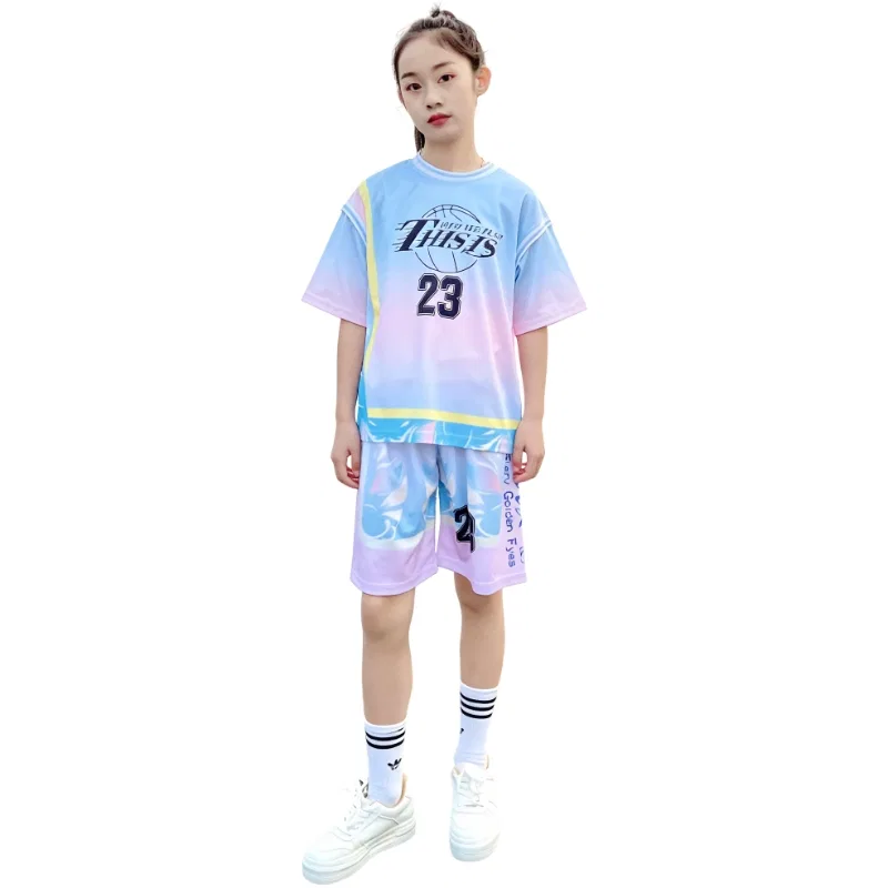 Детский комплект спортивной одежды для девочек Pink Top+Pink Pants Set YALU