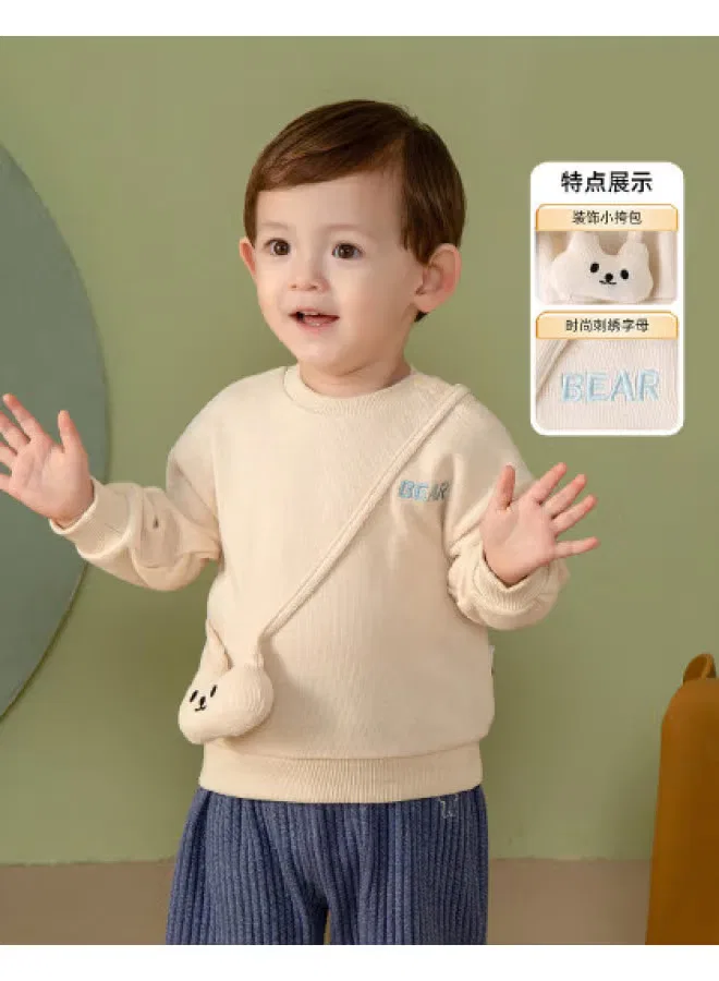 Худи с капюшоном детское Doodle Home, айвори