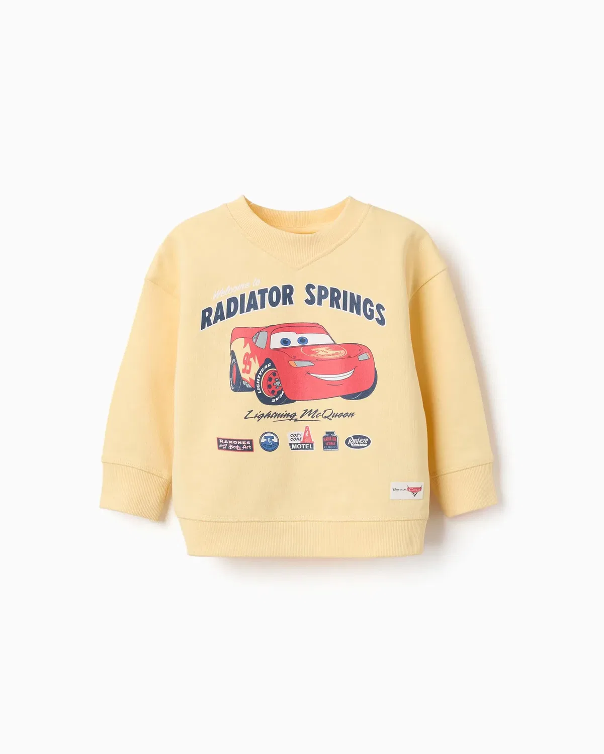 Детская толстовка для мальчиков с принтом Rayo McQueen Zippy, Amarillo