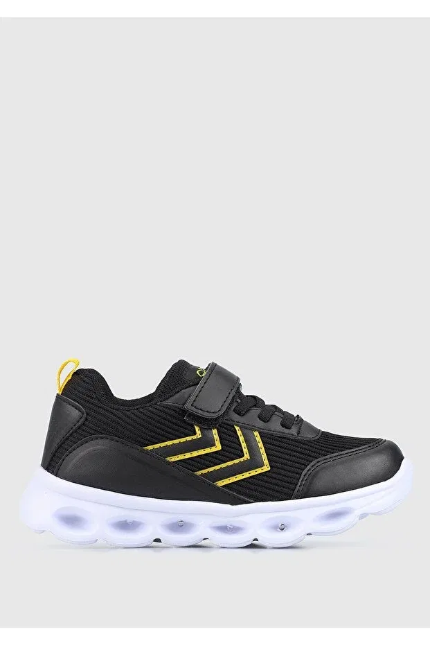 Детские кроссовки для девочек с подсветкой Hummel, Black