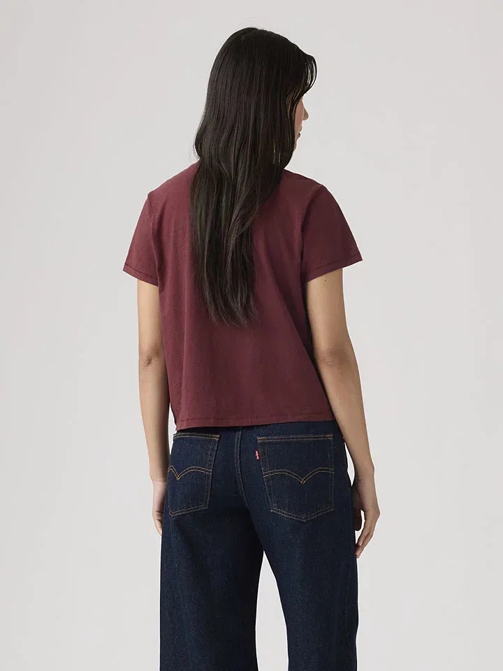 Футболка бордовая Levi'S, бордовый — фото 2
