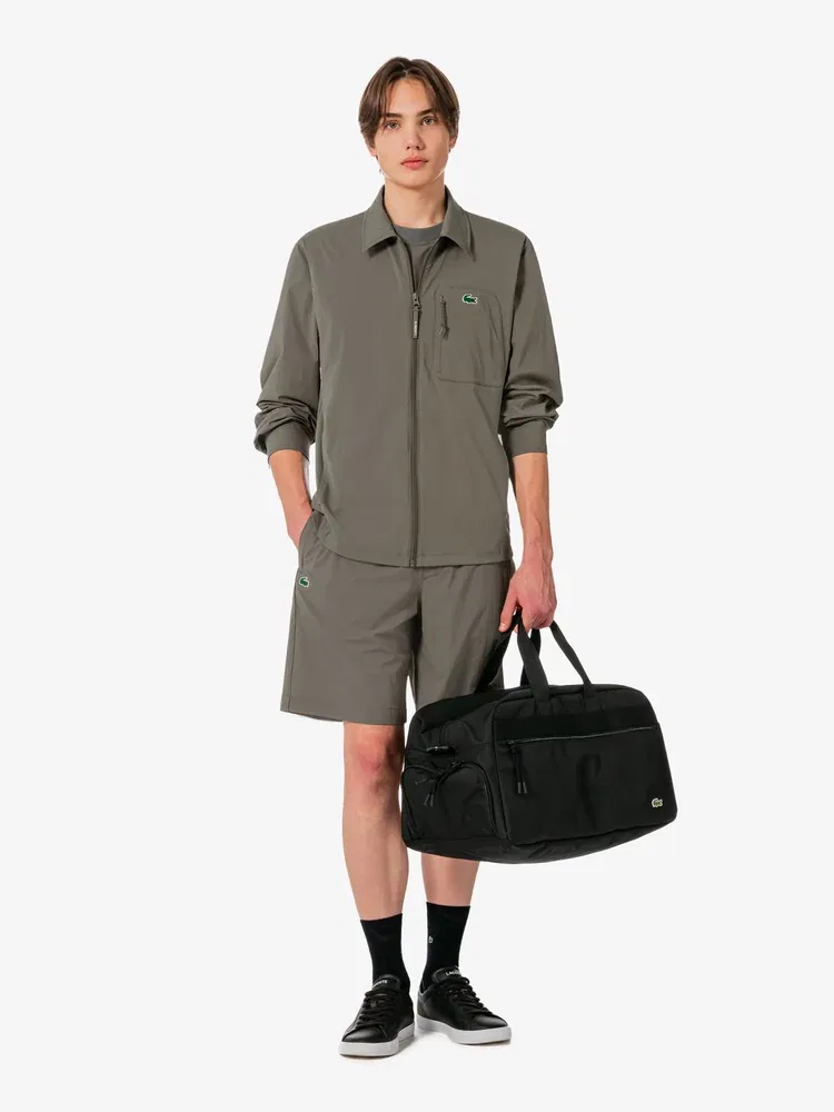 Шорты теннисные Woven Set Up LACOSTE, Khaki — фото 4