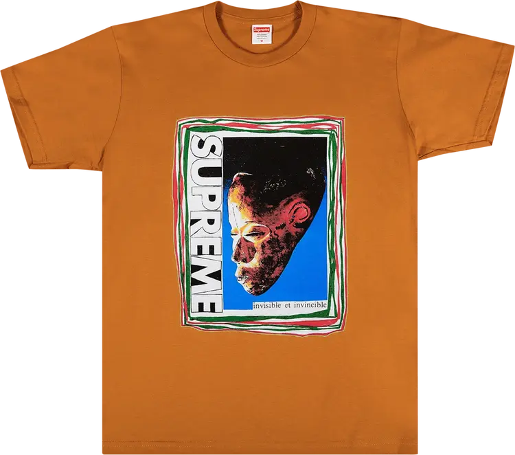 

Футболка Supreme Mask Tee 'Burnt Orange', оранжевый