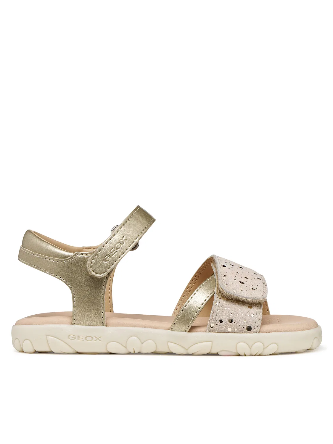 Сандалии для девочки Sandal Haiti Girl Geox, золотистый