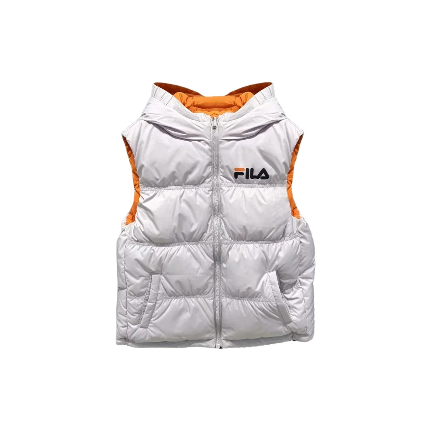 Детский жилет на пуху с капюшоном FILA KIDS, Gray
