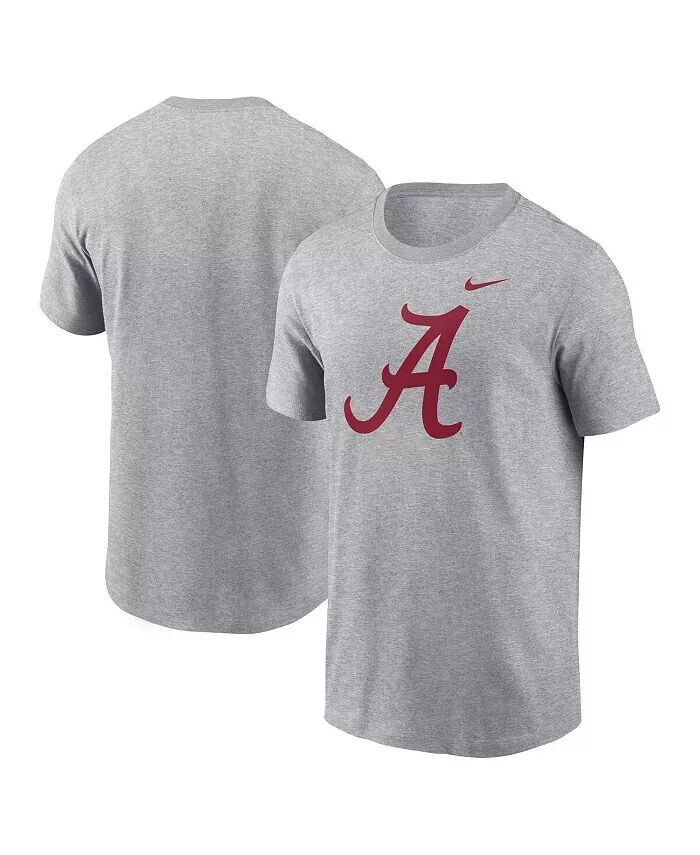 

Мужская футболка с логотипом Heather Grey Alabama Crimson Tide Primetime Evergreen Nike, серый