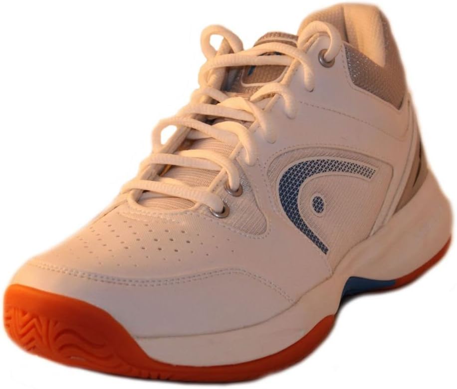 

Мужские кроссовки для ракетбола/сквоша HEAD Sonic 2000 MID (для зала, не оставляют следов) (доступны черно-синие и бело-синие), белый/синий