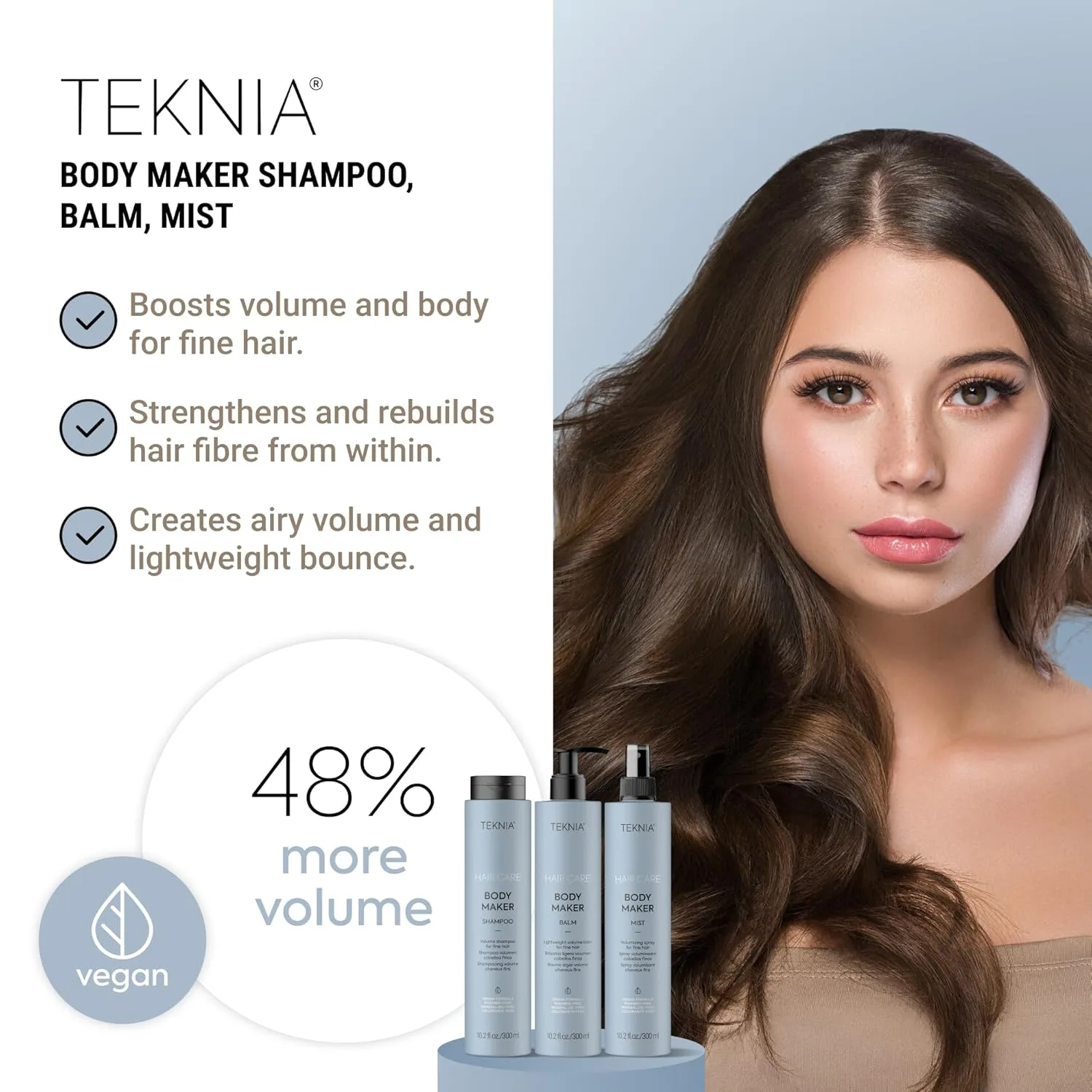 Набор Lakmé Teknia Body Maker для розничной продажи - полноразмерные версии шампуня, бальзама и спрея для тела Body Maker. — фото 2