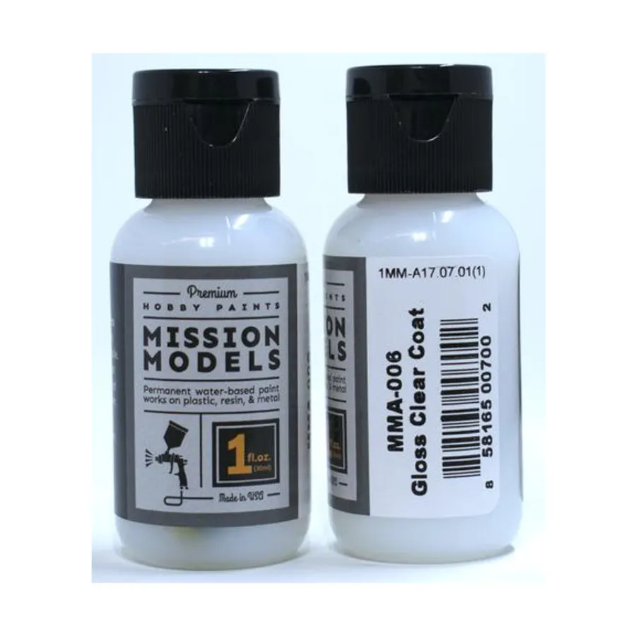 

Глянцевый прозрачный, Clear Coats, Thinners, & Primers (Mission Models)