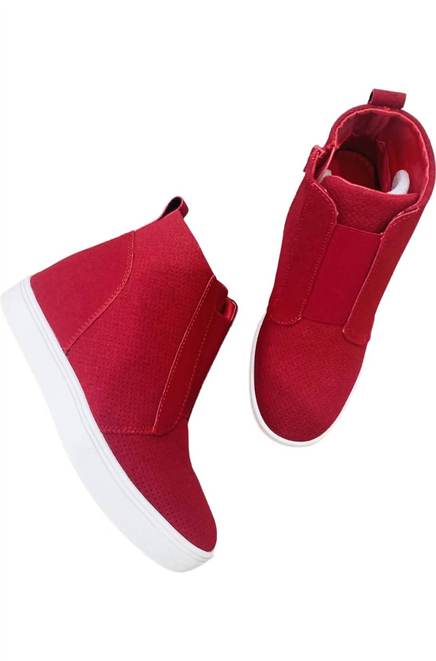 Женские туфли Killeen на танкетке цвета вина Corkys Footwear, цвет wine — фото 2