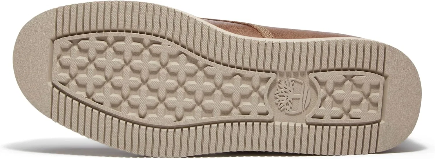 Мужские кожаные ботинки Timberland Redwood Edge с мыском средней высоты - темно-коричневые — фото 4
