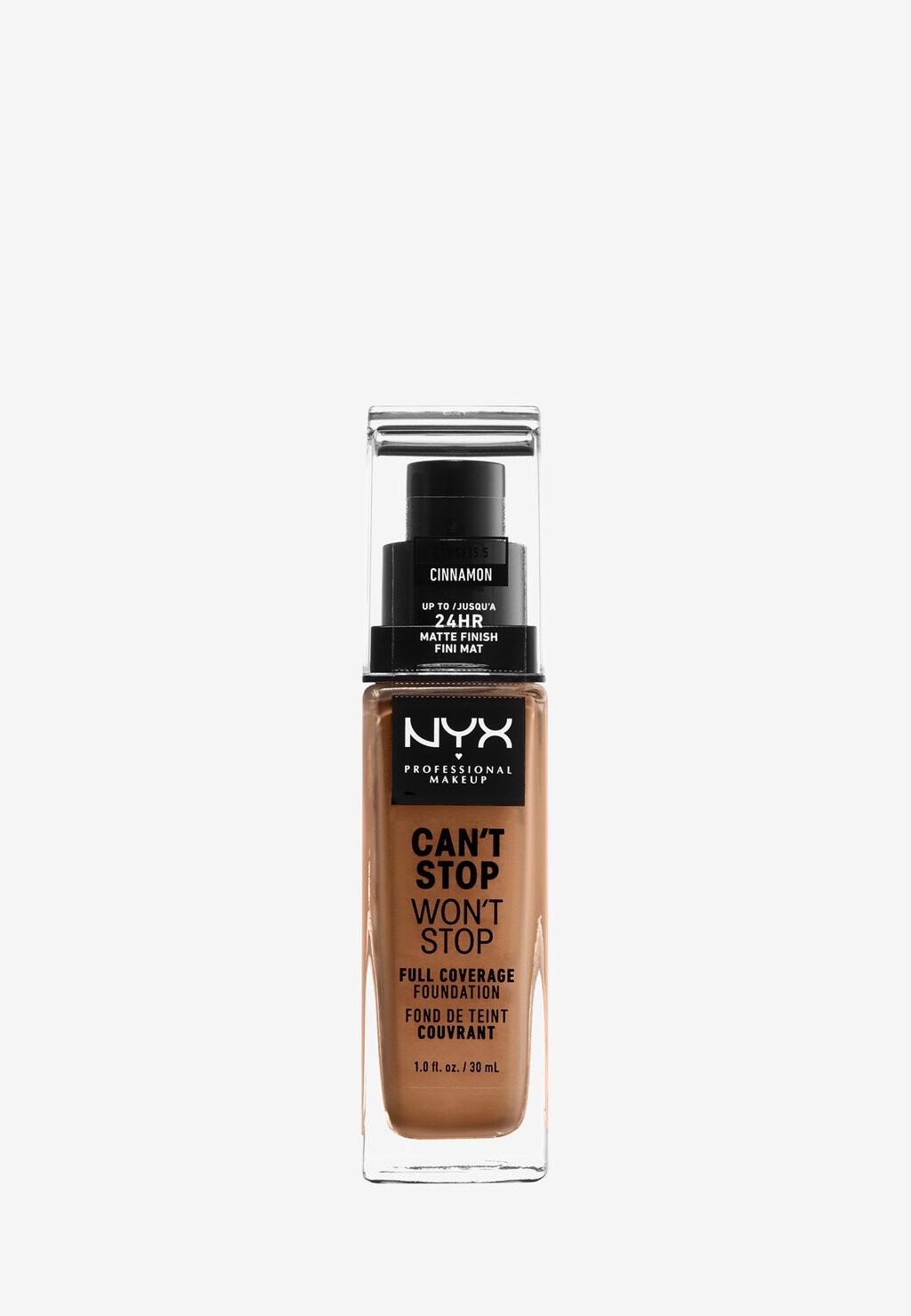 

Тональный крем Can'T Stop Won'T Stop Foundation Nyx Professional Makeup, цвет 15.5 cinnamon