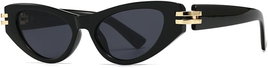 

Модные зеленые солнцезащитные очки «кошачий глаз» для женщин и мужчин, винтажные, роскошные, современные, женские солнцезащитные очки с защитой от УФ-излучения UV400 LJTJTAV, Black Black