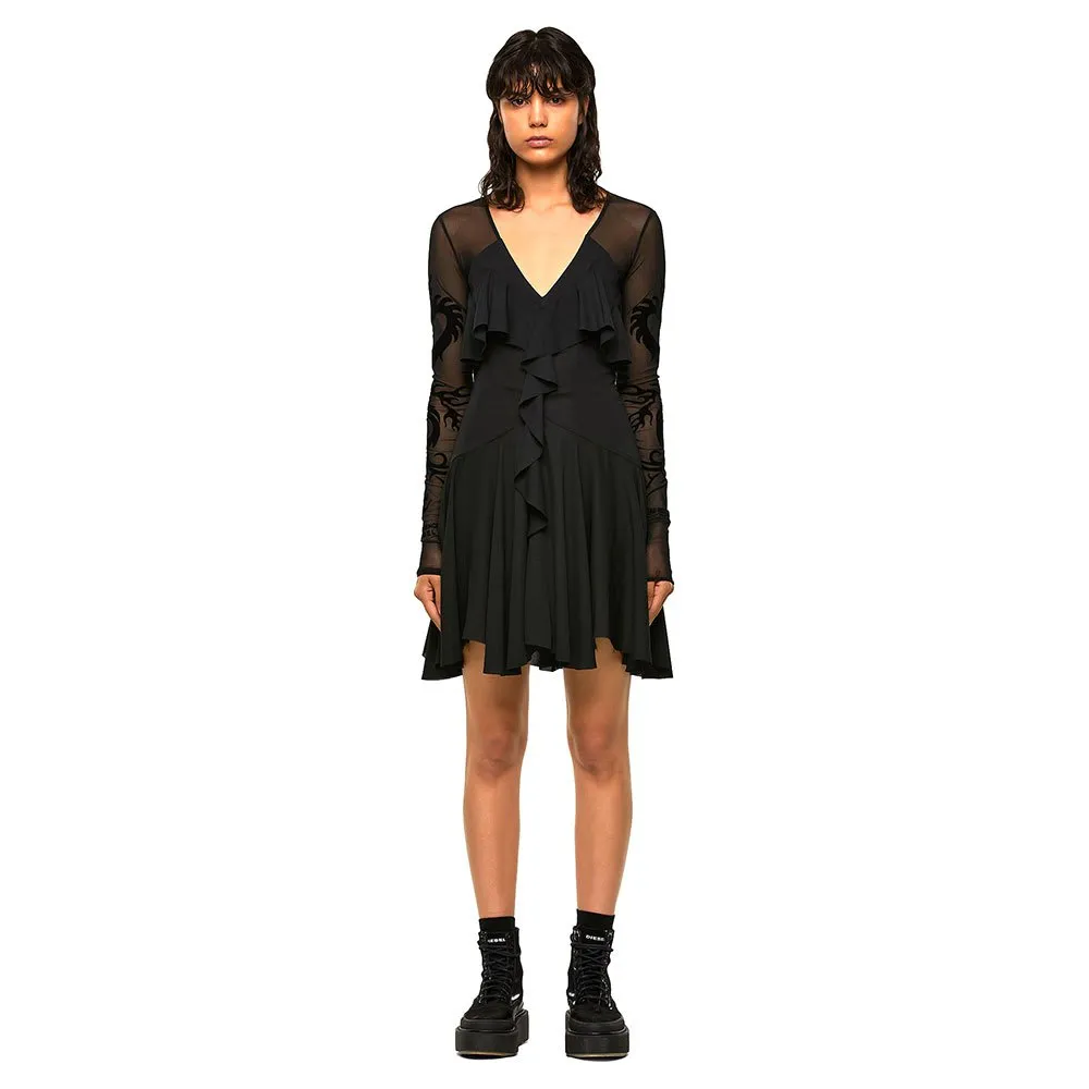

Платье Diesel Adele long sleeve short, черный
