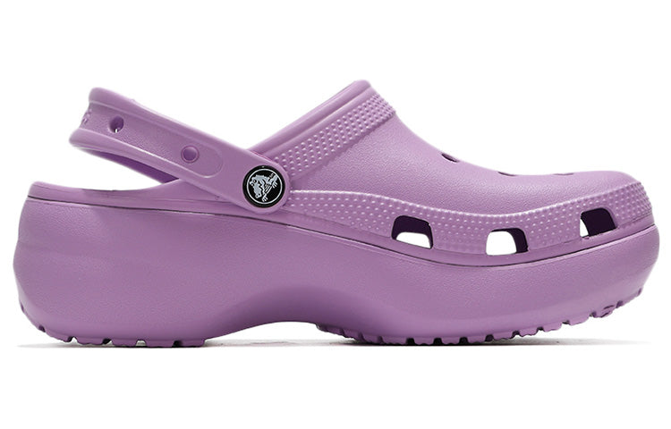 Сандалии (WMNS) Crocs Classic clouds Retro Beach Shoe Purple, фиолетовый — фото 3