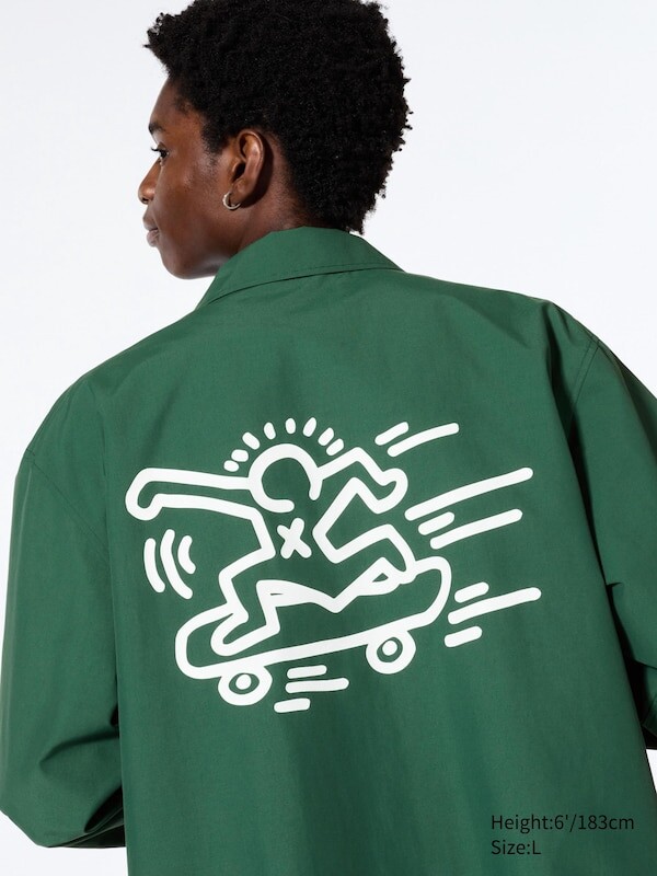 

Куртка ut graphic coach кит харинг Uniqlo, зеленый